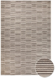 Hnědý kusový koberec Brighton 2939