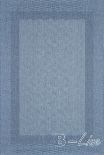 Modrý kusový koberec Adria 01PSP