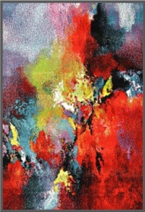 Vícebarevný kusový koberec Amore 9234A