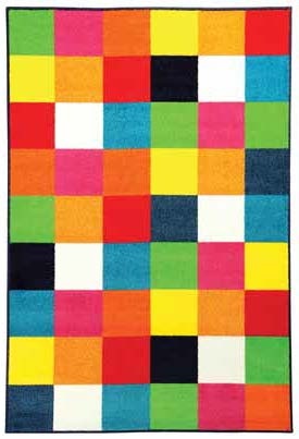 Vícebarevný kusový koberec City 08