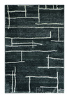 Černý kusový koberec Doux 8022IS2K