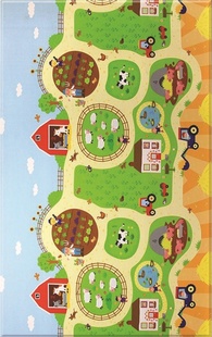 Vícebarevný kusový koberec DWINGULER Farma - oboustranný