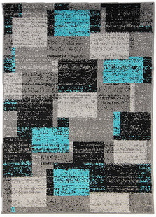 Modrý kusový koberec Echo A4229458