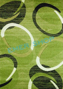 Zelený kusový koberec Florida 9828