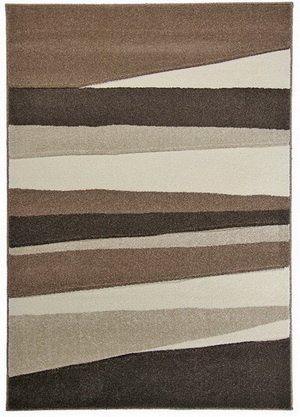 Hnědý kusový koberec Fuji L156/6525