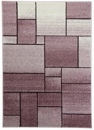 Růžový kusový koberec Fuji L158/6495
