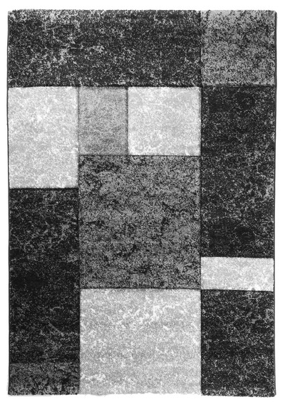 Černý kusový koberec Hawaii 1330