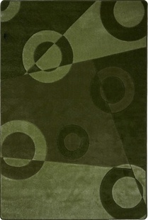 Krémový kusový koberec Hansadim Frisé 9809YY