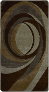 Krémový kusový koberec Hansadim Frisé F001K