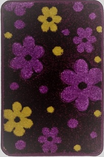 Fialový kusový koberec Hansadim Frisé 1959V