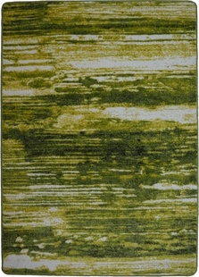 Zelený kusový koberec Hansadim Frisé F481