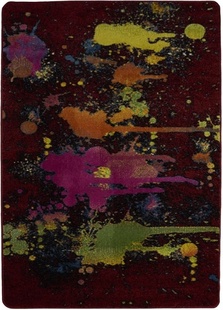 Vícebarevný kusový koberec Hansadim Frisé F499