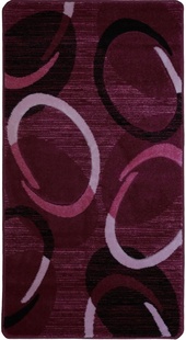 Růžový kusový koberec Hansadim Frisé 9828F
