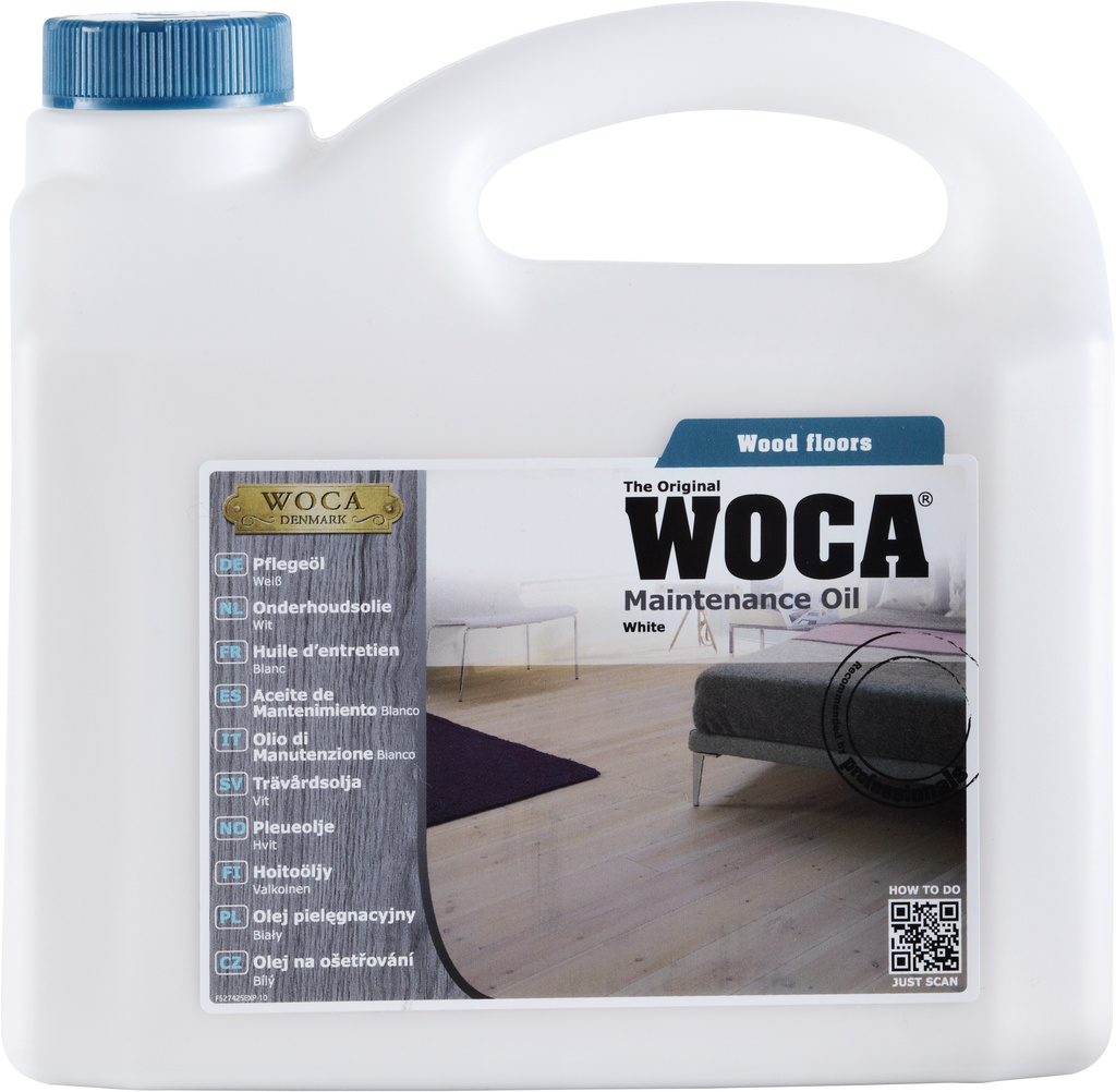 WOCA Pečující olej - bílý - péče o dřevo