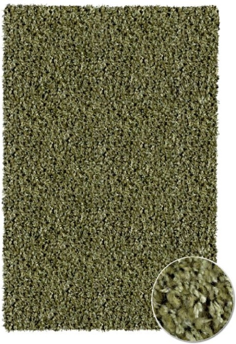 Zelený kusový koberec Twilight 4444