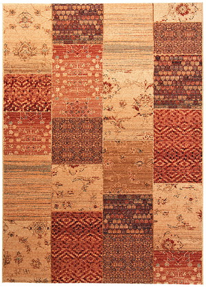 Hnědý kusový koberec Kashqai 4327/101
