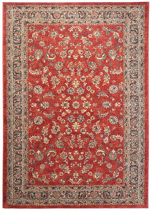 Červený kusový koberec Kashqai 4328/301