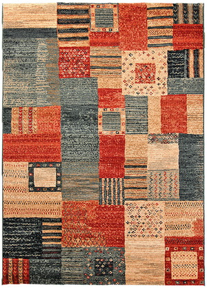 Vícebarevný kusový koberec Kashqai 4329/400