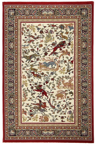 Červený kusový koberec Tashkent 481R