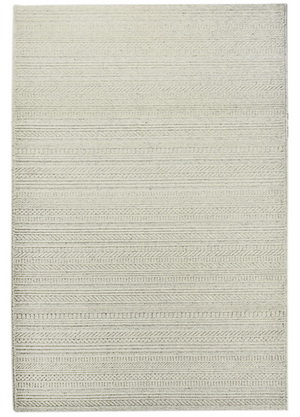 Bílý kusový koberec Metro 80157/120