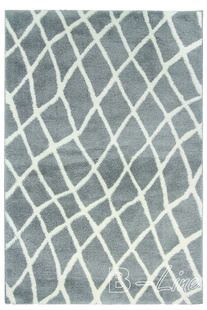 Šedý kusový koberec Nano shag 625GY6E