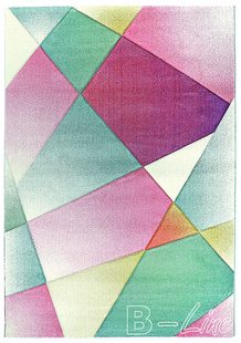 Vícebarevný kusový koberec Pastel 22829110