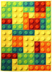 Vícebarevný kusový koberec PLAY 95YCY
