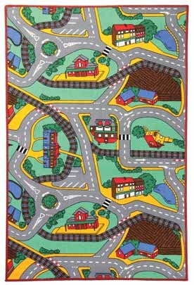 Vícebarevný kusový koberec Play Time