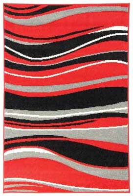 Červený kusový koberec PORTLAND 1598Z23C