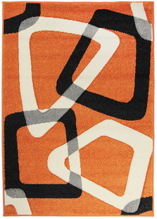 Oranžový kusový koberec PORTLAND 561Z23X