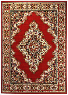 Červený kusový koberec Practica 58CMC