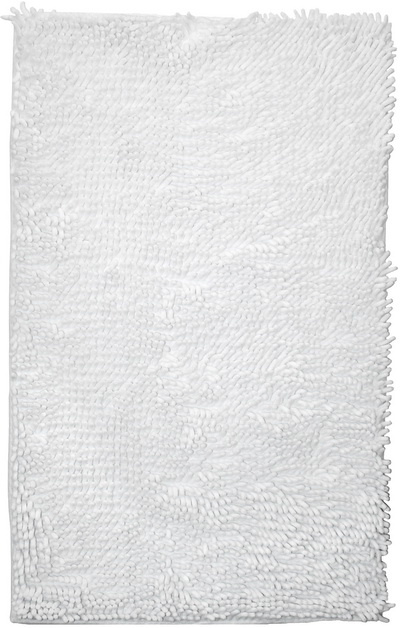 Bílá koupelnová předložka Rasta Micro 50x80 cm