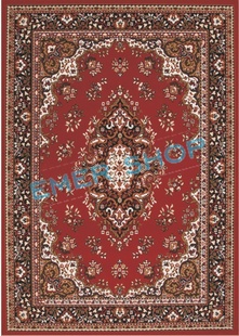 Červený kusový koberec Samira new 12001-011