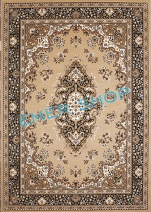 Béžový kusový koberec Samira new 12001-050