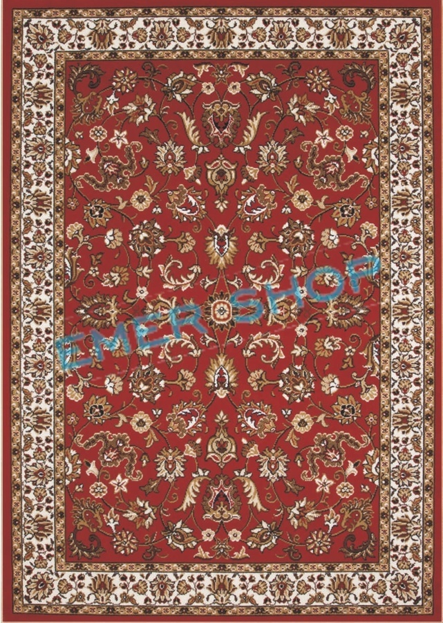 Červený kusový koberec Samira new 12002-011
