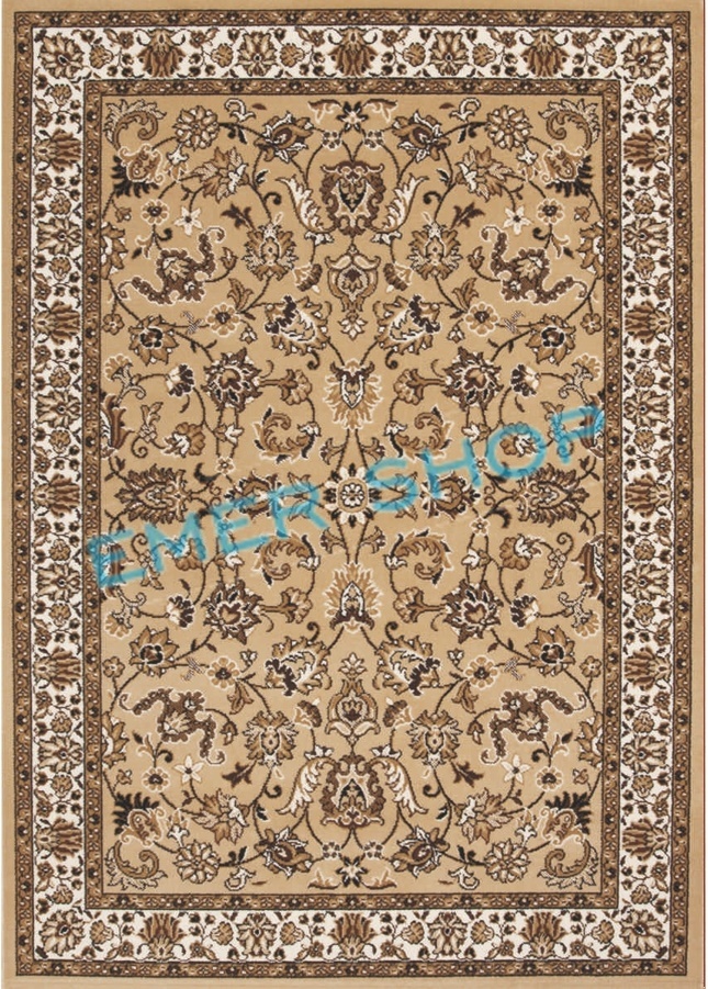 Béžový kusový koberec Samira new 12002-050