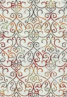 Krémový kusový koberec Sevila 5813/6S01