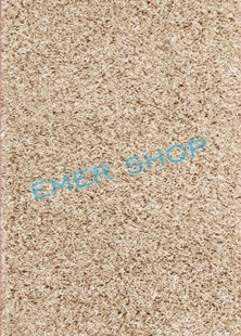 Krémový kusový koberec Shaggy plus 928