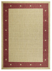 Červený kusový koberec SISALO 879J84