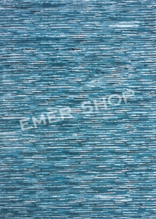 Modrý kusový koberec Sofia 7871A