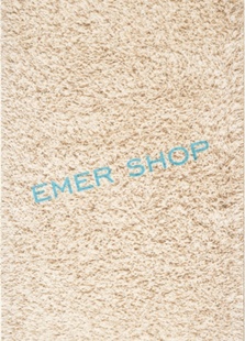 Krémový kusový koberec Super shaggy 6500-56