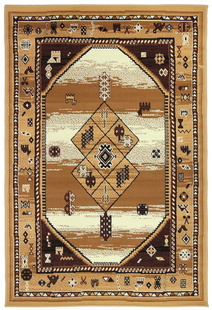 Béžový kusový koberec TEHERAN 375