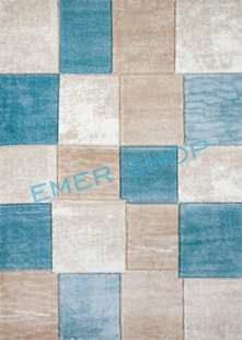 Modrý kusový koberec Topaz 1166