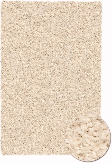 Bílý kusový koberec Twilight 6868