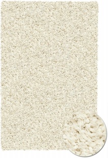 Bílý kusový koberec Twilight 6926