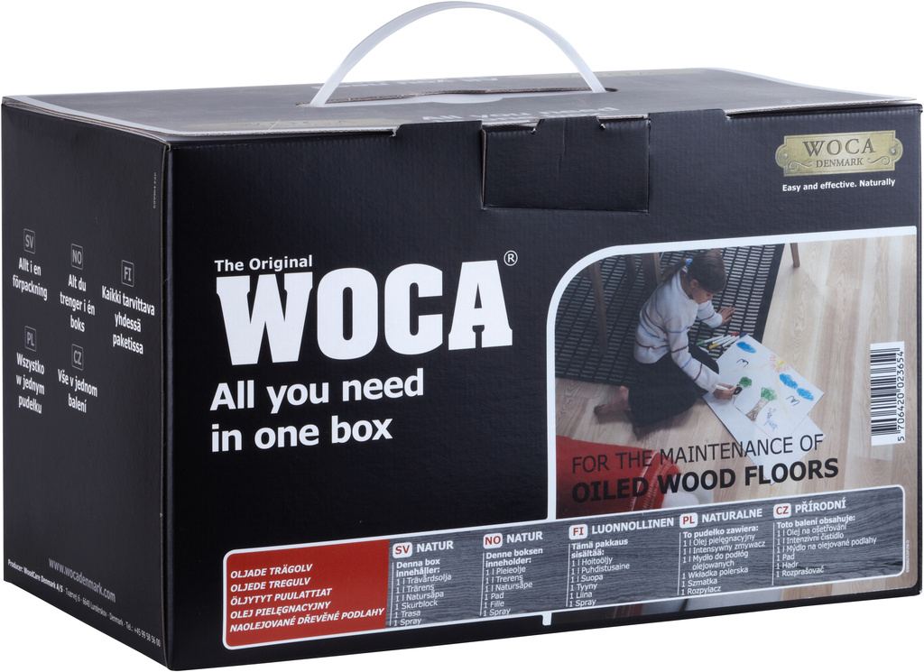 WOCA Box s pečujícím olejem
