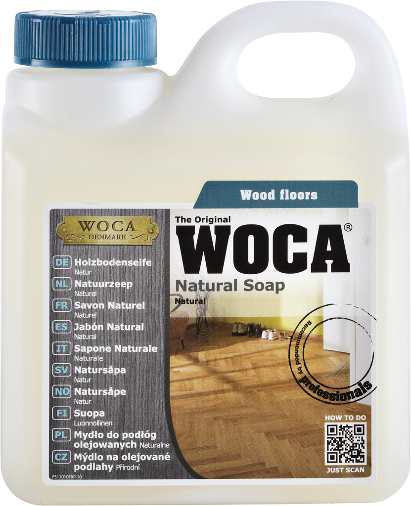 WOCA Mýdlo na dřevěné olejované podlahy - přírodní